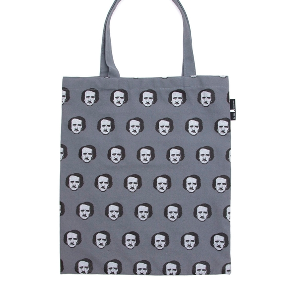 Out of Print Handbags - NWT Edgar Allan Poe "Poe-ka Dot" Tote Bag by Out of Print.